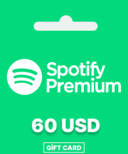Spotify Gift Card - 60 Usd Spotify Gift Card - 60 Usd