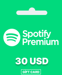 Spotify Gift Card - 30 Usd Spotify Gift Card - 30 Usd