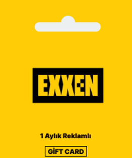 Exxen 1 Ay Üyelik (Reklamlı) Exxen 1 Ay Üyelik (Reklamlı)