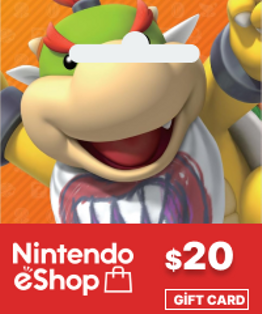 Nintendo eShop Gift Cards 20 Dolar Nintendo eShop Gift Cards 20 Dolar