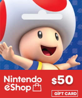Nintendo eShop Gift Cards 50 Dolar Nintendo eShop Gift Cards 50 Dolar