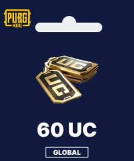 60 PUBG Mobile UC 60 PUBG Mobile UC