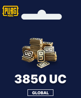 3850 PUBG Mobile UC 3850 PUBG Mobile UC