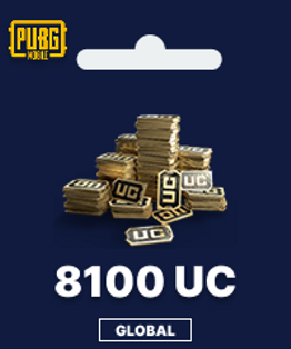 8100 PUBG Mobile UC 8100 PUBG Mobile UC