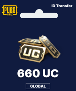 660 Pubg Mobile UC GLOBAL 660 Pubg Mobile UC GLOBAL