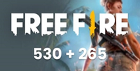 530 + 265 Free Fire Elmas