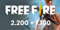 2.200 + 1.100 Free Fire Elmas