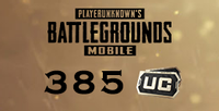 385 PUBG Mobile UC