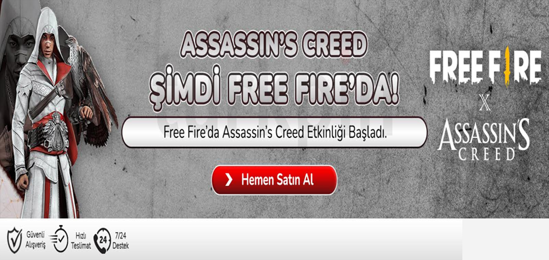 Assassin's Creed Şimdi Free Fire'da
