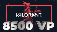 8500 VP Valorant Points