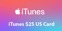 iTunes $25 US Card