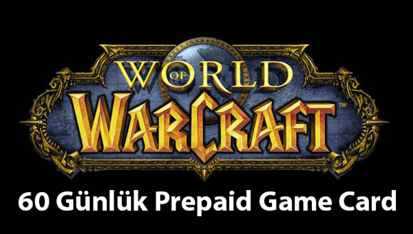 World of Warcraft 60 Günlük Prepaid Game Card