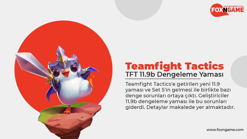 Teamfight Tactics 11.9b Balancing Patch