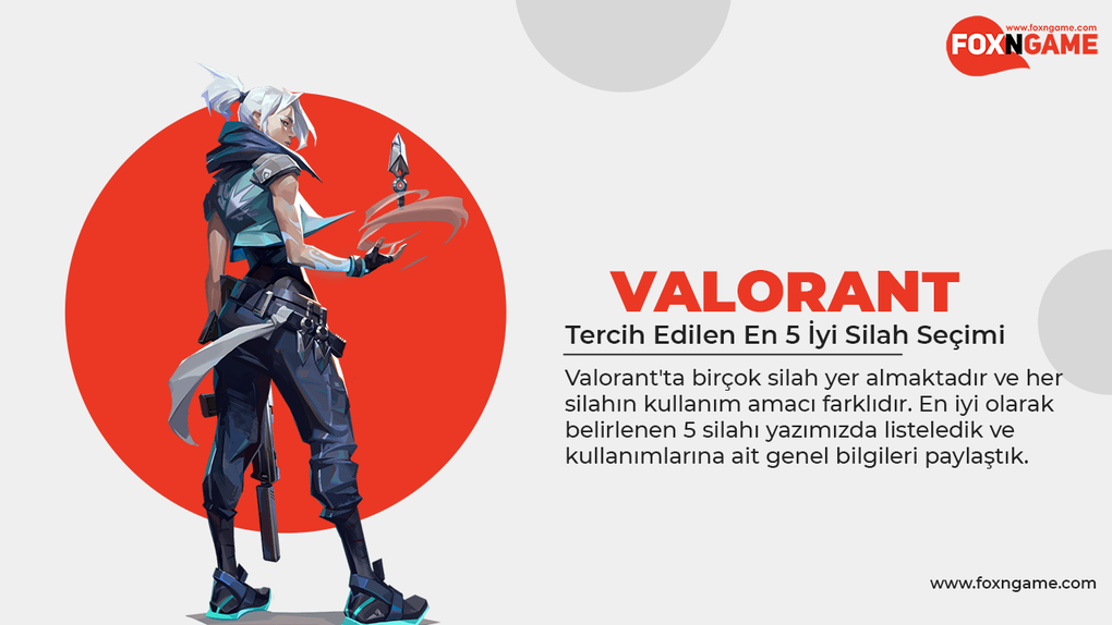 Valorant'ta En 5 İyi Silah Seçimi Valorant'ta En 5 İyi Silah Seçimi