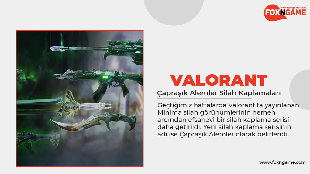 Valorant Çapraşık Alemler Silah Görünümleri Geldi Valorant Çapraşık Alemler Silah Görünümleri Geldi