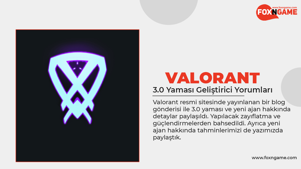Valorant 3.0 Yaması Hakkında Geliştirici Yorumları Valorant 3.0 Yaması Hakkında Geliştirici Yorumları