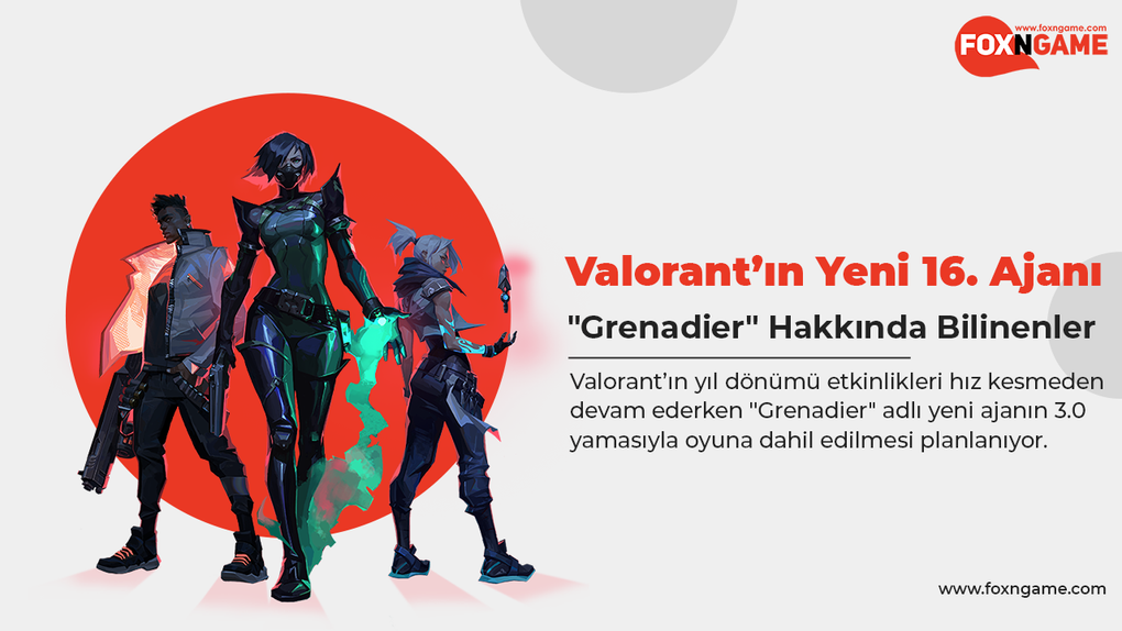 ما تعرفه عن الوكيل السادس عشر الجديد لشركة Valorant "Grenadier"