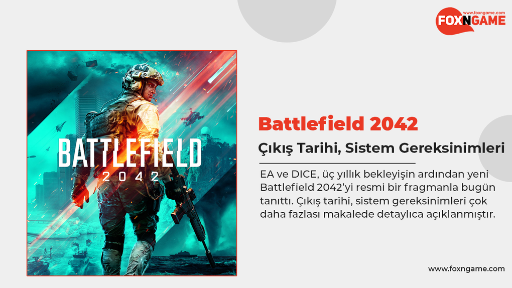 Battlefield 2042: Çıkış Tarihi, Sistem Gereksinimleri Battlefield 2042: Çıkış Tarihi, Sistem Gereksinimleri