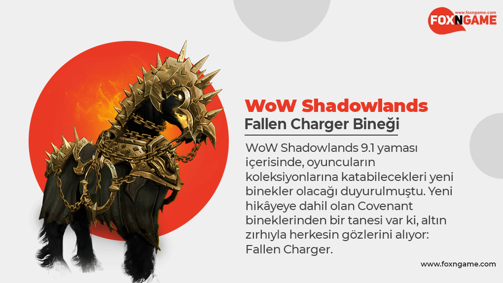 WoW Shadowlands’de Fallen Charger Bineği Nasıl Yakalanır? WoW Shadowlands’de Fallen Charger Bineği Nasıl Yakalanır?