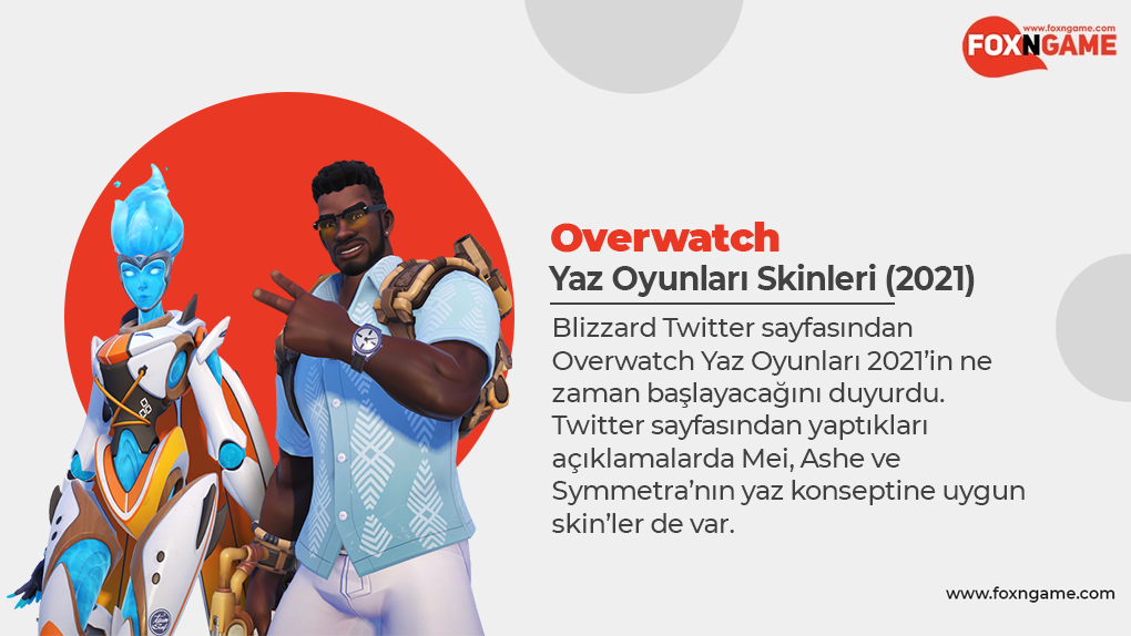 Overwatch Summer Games Skins (2021)
