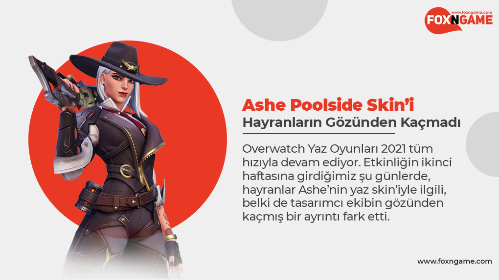 Overwatch Ashe Poolside Skin’i Hayranların Gözünden Kaçmadı