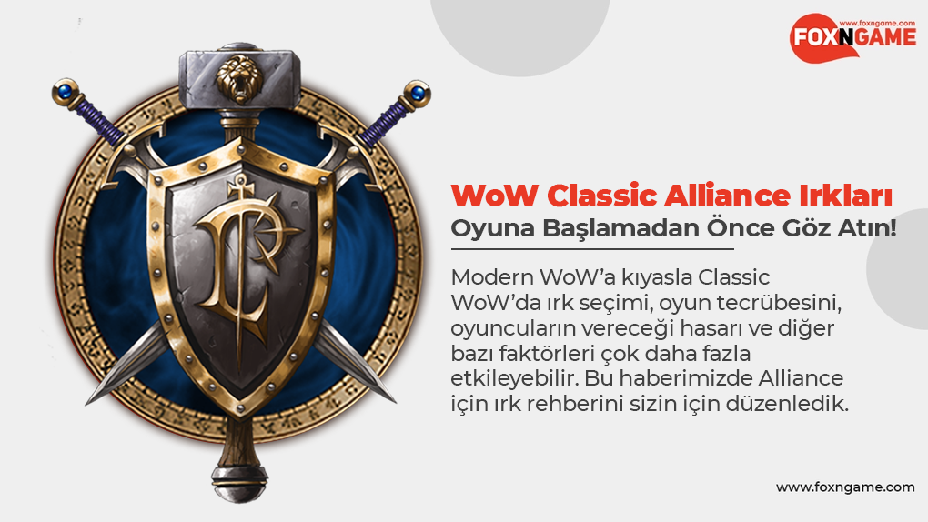 WoW Classic Alliance Irkları: Oyuna Başlamadan Önce Göz Atın!