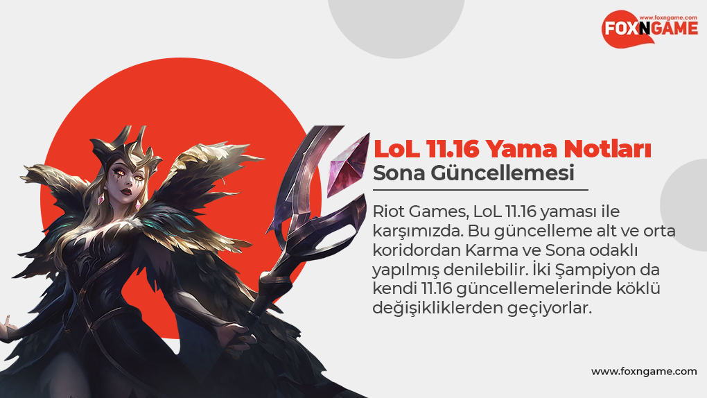 İşte Karşınızda LoL 11.16 Güncellemesi! İşte Karşınızda LoL 11.16 Güncellemesi!