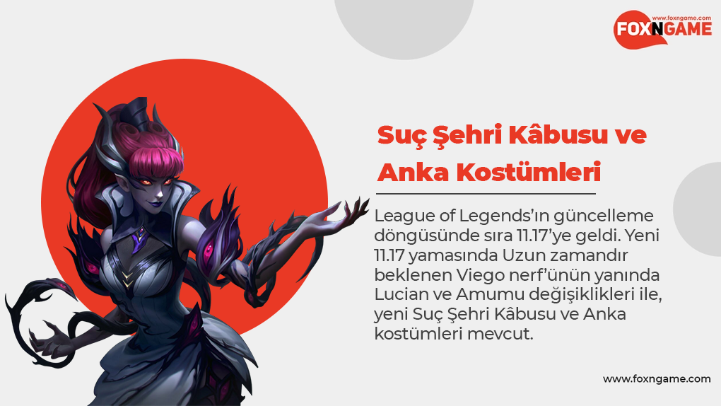 Suç Şehri Kâbusu ve Anka Kostümleri Yeni Yamada LoL Metasında! Suç Şehri Kâbusu ve Anka Kostümleri Yeni Yamada LoL Metasında!