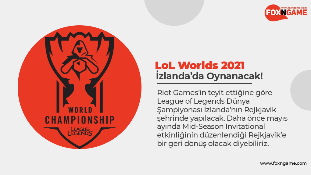 أيسلندا هي الموطن الجديد لعالم LoL Worlds 2021!