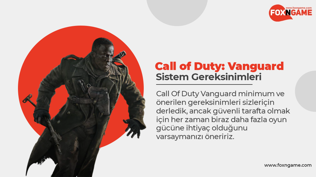 Call of Duty Vanguard Sistem Gereksinimleri