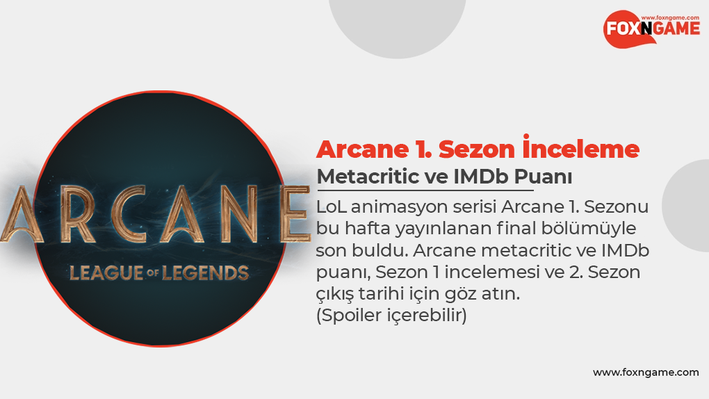 Arcane 1. Sezon İncelemesi, 2. Sezon Ne Zaman? Arcane 1. Sezon İncelemesi, 2. Sezon Ne Zaman?