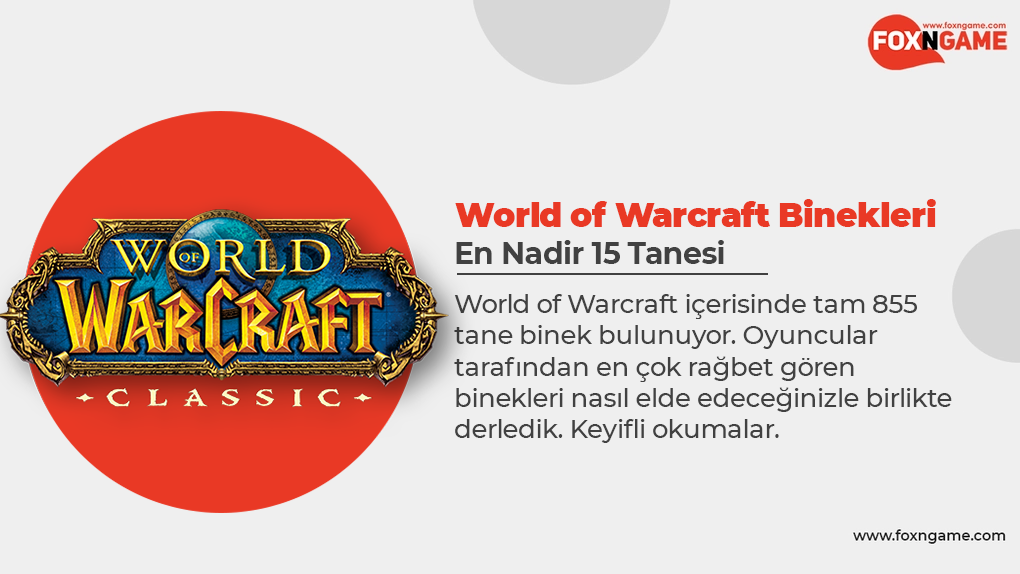 World of Warcraft's 15 Rareest Mounts World of Warcraft's 15 Rareest Mounts