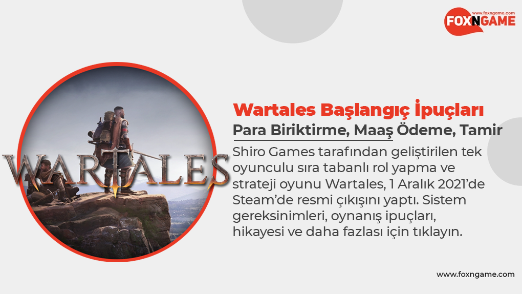 Wartales Başlangıç İpuçları, Sistem Gereksinimleri ve Daha Fazlası Wartales Başlangıç İpuçları, Sistem Gereksinimleri ve Daha Fazlası