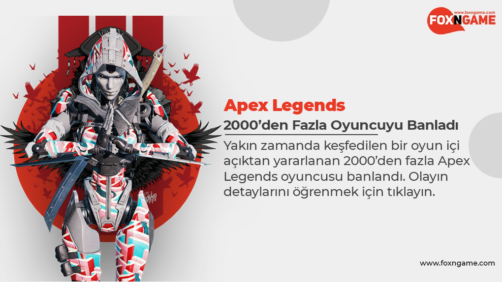 Apex Legends 2000’den Fazla Oyuncuyu Banladı Apex Legends 2000’den Fazla Oyuncuyu Banladı