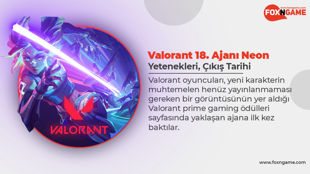 Valorant 18th Agent Neon: Abilities, Release Date Valorant 18th Agent Neon: Abilities, Release Date