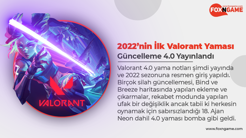 Valorant 4.0 Yama Notları Yayınlandı Valorant 4.0 Yama Notları Yayınlandı