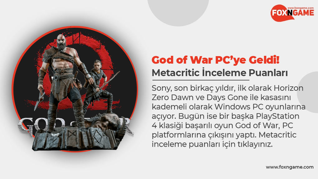 God of War PC Metacritic İnceleme Puanları