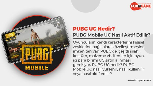 PUBG UC Nasıl Alınır? PUBG Mobile UC Nasıl Yüklenir?