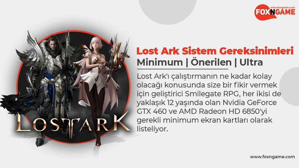 متطلبات نظام Lost Ark PC متطلبات نظام Lost Ark PC