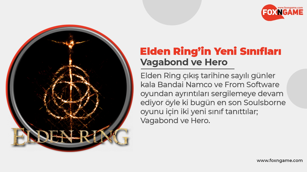 Elden Ring’in Yeni Sınıfları Tanıtıldı: Vagabond ve Hero