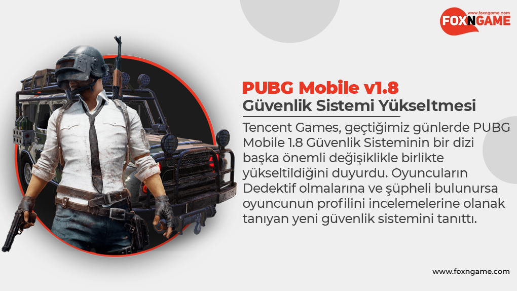 PUBG Mobile 1.8 Security System Upgrade PUBG Mobile 1.8 Security System Upgrade
