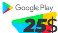 Google Play 25 $
