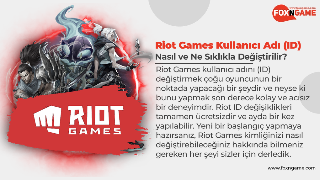 How to Change Riot Games Username and ID?