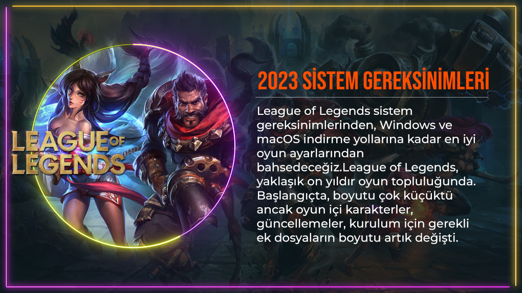 League of Legends Current PC System Requirements | 2023 League of Legends Current PC System Requirements | 2023