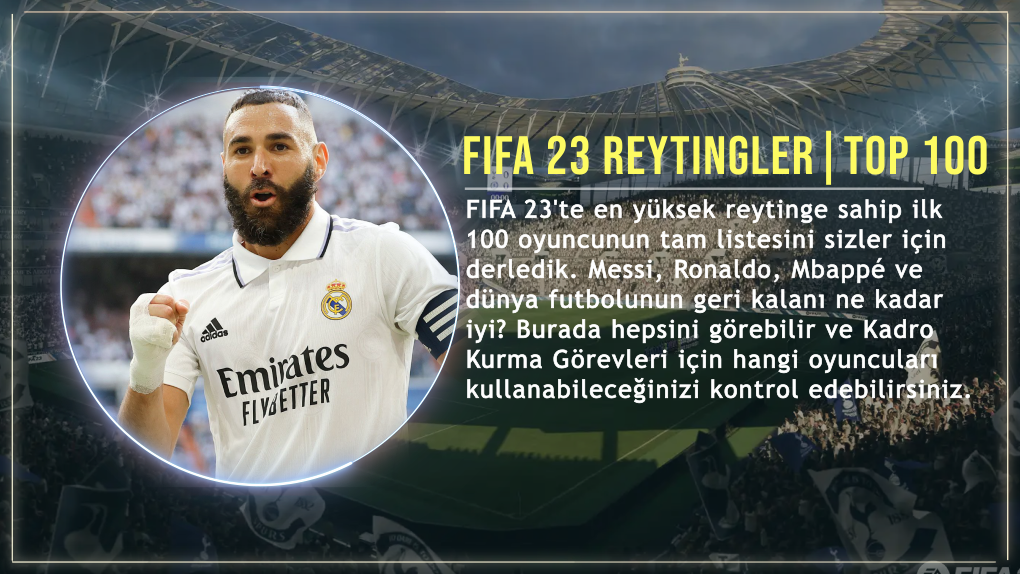 FIFA 23 En Yüksek Reytingler | En İyi 100 Oyuncu