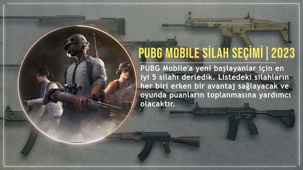 Weapon Selection in PUBG Mobile | 5 Options for Beginners Weapon Selection in PUBG Mobile | 5 Options for Beginners