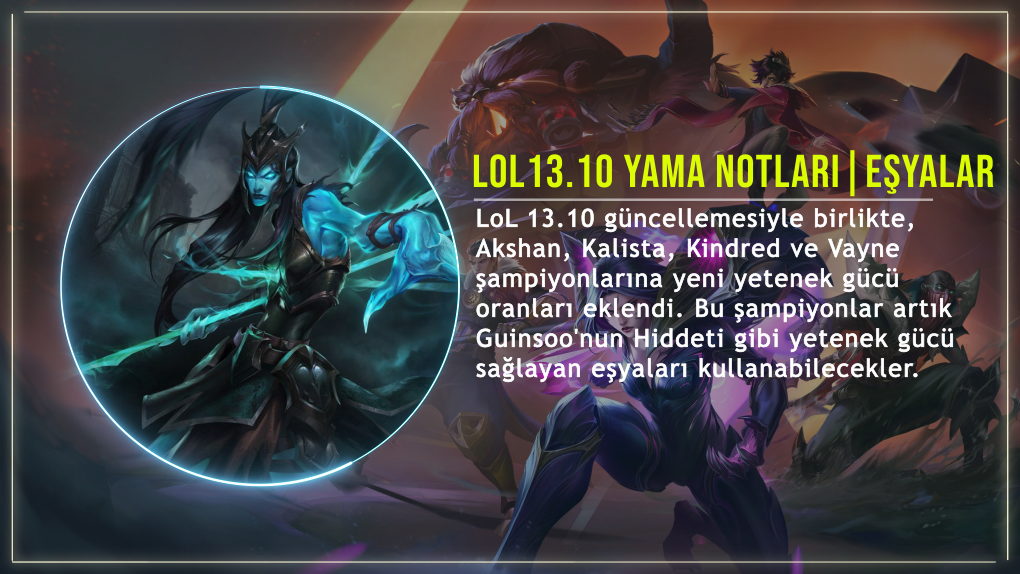 LoL 13.10 Yama Notları Eşyalara Büyük Bir Güncelleme Getirdi LoL 13.10 Yama Notları Eşyalara Büyük Bir Güncelleme Getirdi