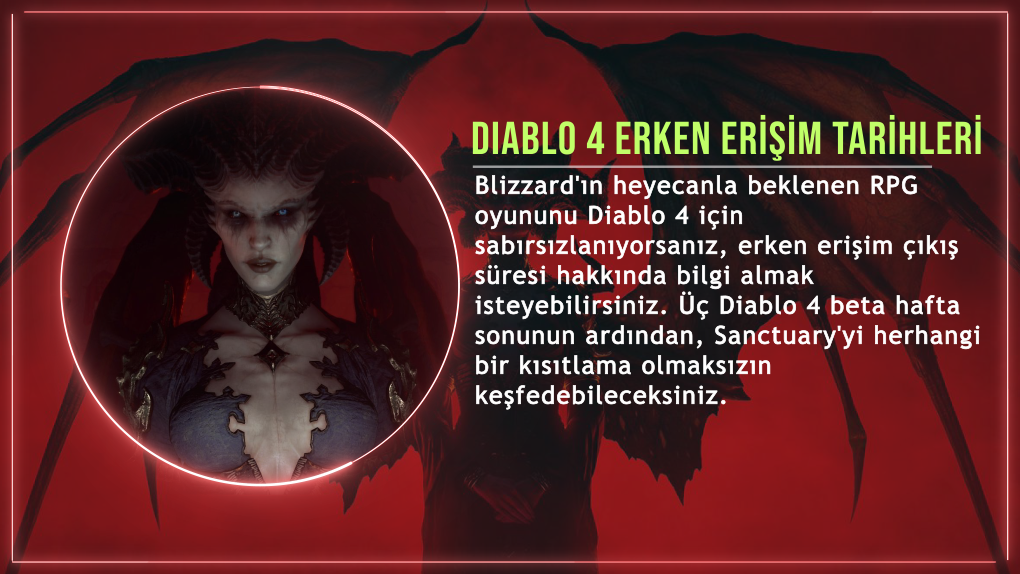 Diablo 4 Erken Erişim Tarihleri