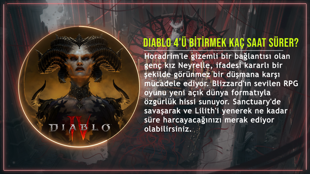 Diablo 4 Ne Kadar Uzun? | Bitirmek Kaç Saat Sürer?