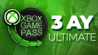 Xbox Game Pass Ultimate 3 Aylık